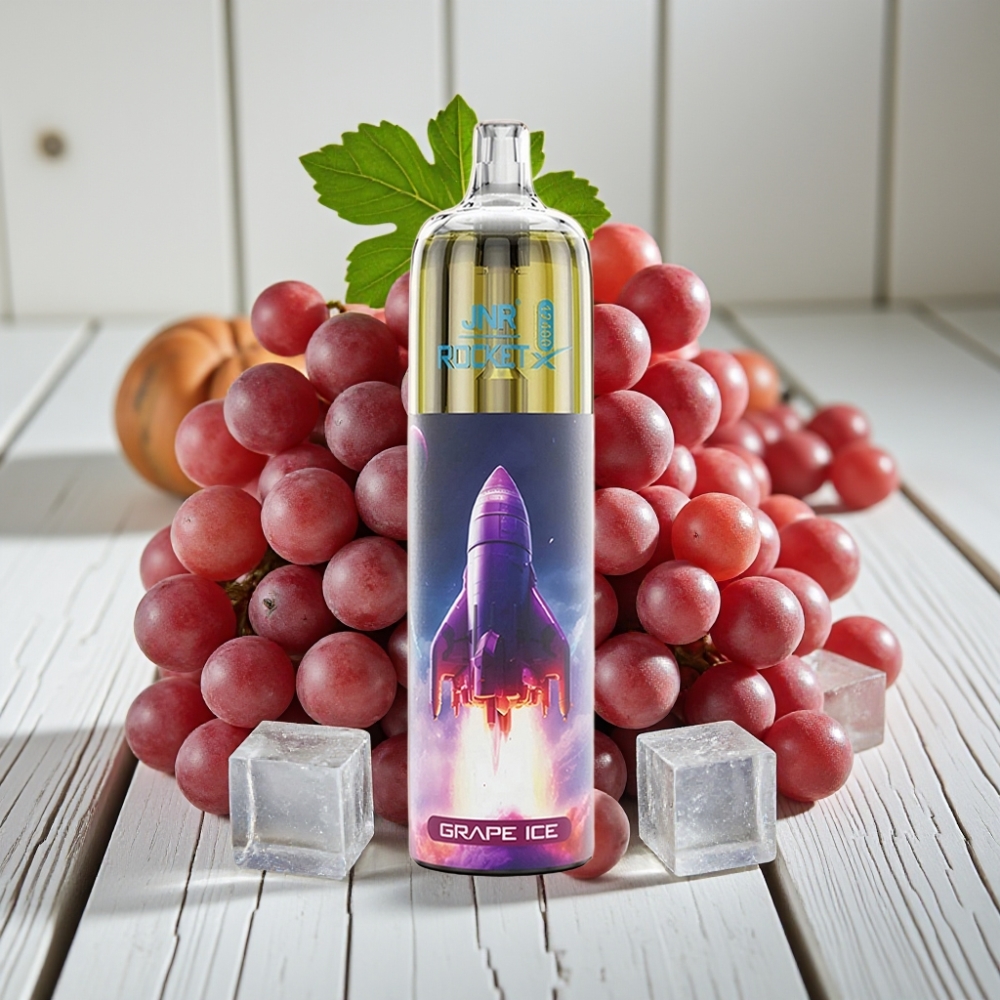 JNR Rocket-X 12400 Puffs Tek Kullanımlık Vape Üzüm Buz | 12ohm Mesh 850mAh Type-C